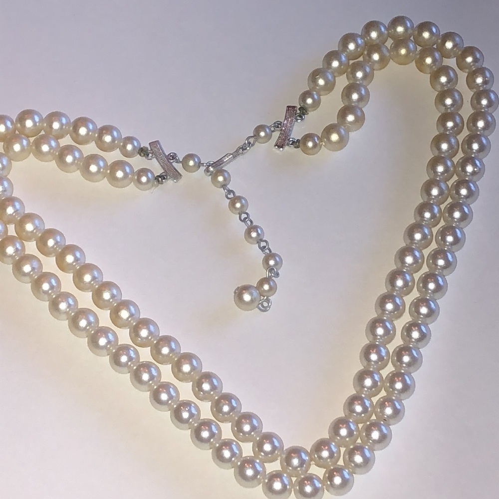 Elegant Vintage Faux Pearl Beaded Boho Necklace - Picture 2 of 5